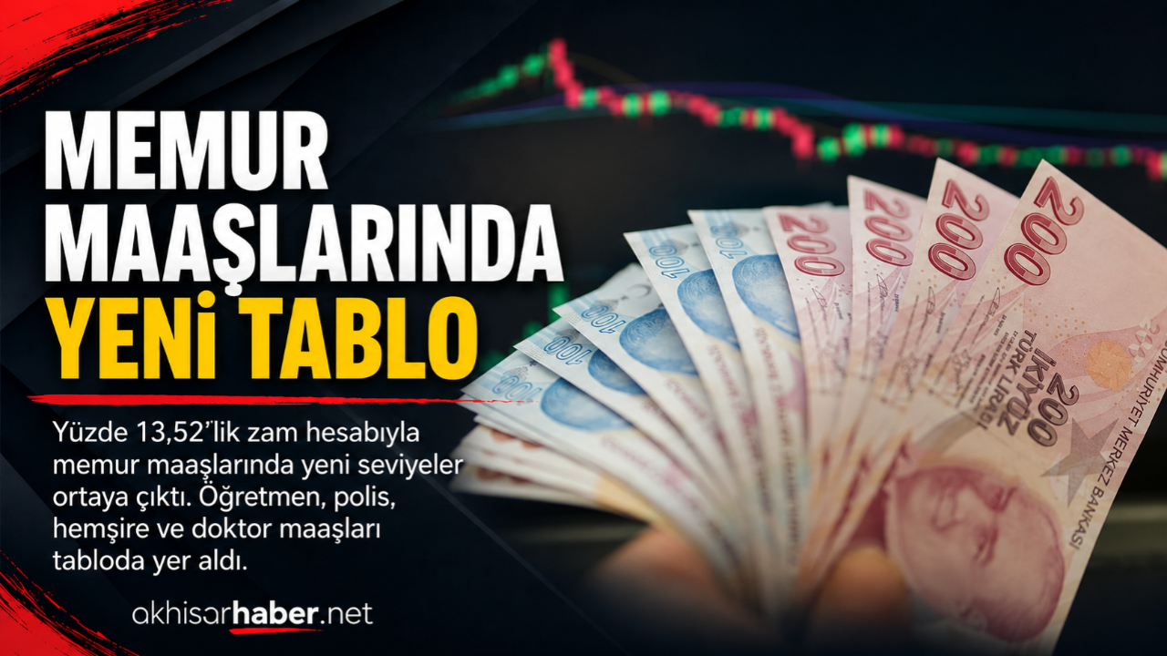 Memur maaşlarında yeni tablo: Yüzde 13,52 zam sonrası rakamlar belli oldu