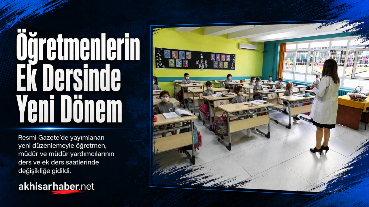 Öğretmen ve Yöneticilerin Ek Ders Saatlerinde Yeni Düzenleme