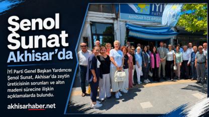 Şenol Sunat Akhisar’da Zeytin Üreticisinin Sorunlarını ve Altın Madeni Sürecini Değerlendirdi